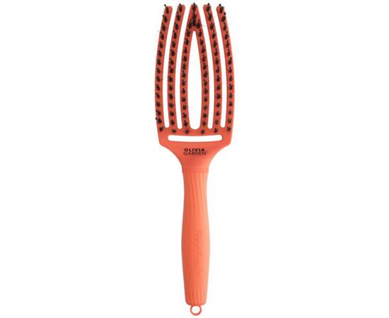 Щітка FINGERBRUSH Care Iconic Boar&Nylon Orange Spritz, фото 