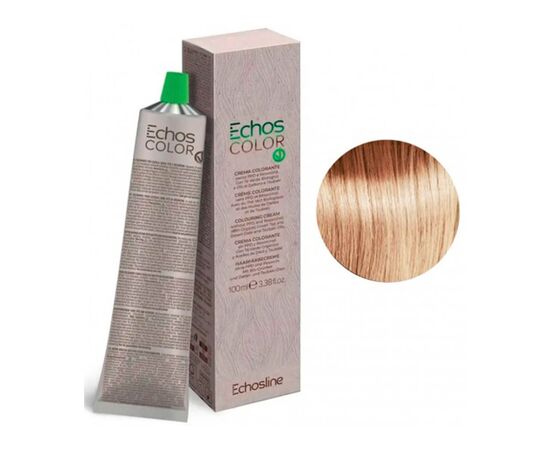 Крем-фарба для волосся Echosline Echos Color Colouring Cream, 10.7 Пісочний платиновий блонд, 100 мл, Номер краски: 10.7, фото 