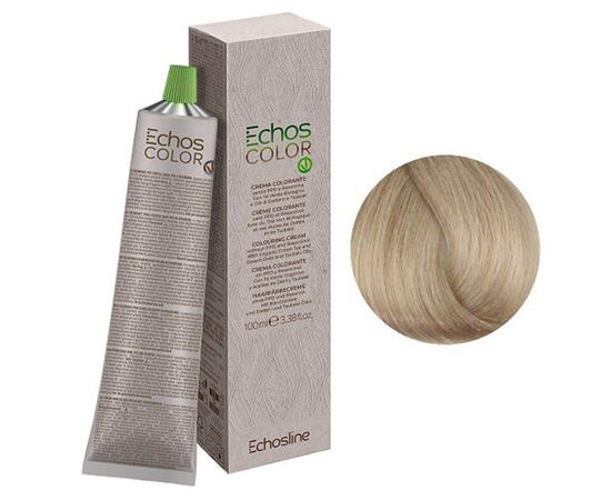 Крем-фарба для волосся Echosline Echos Color Colouring Cream, 10.0 Платиновий блонд, 100 мл, Номер краски: 10.0, фото 