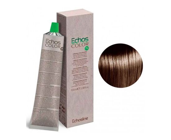Крем-фарба для волосся Echosline Echos Color Colouring Cream,  6.0 ICE Натуральний холодний темний блонд, 100 мл, Номер краски: 6.0 ICE, фото 