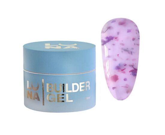 Гель для нарощування Luna  Flower Gel №2 (15ml), Об'єм: 15 мл, Колекція гелів: Flower Gel, Номер: 2, фото 