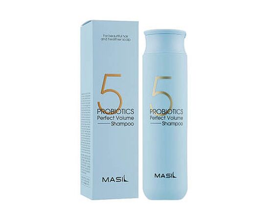Шампунь з пробіотиками для ідеального об'єму волосся Masil 5 Probiotics Perfect Volume Shampoo, 300 мл, фото 
