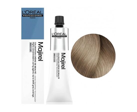 Крем-фарба для волосся L'Oreal Professionnel Majirel 10.12, Дуже-дуже світлий блондин попелясто-перламутровий, 60 мл, Об'єм: 60 мл., Номер краски: 10.12, фото 