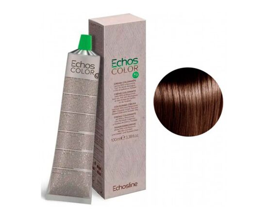 Крем-фарба для волосся Echosline Echos Color Colouring Cream,7.7 Середній блондин коричневий, 100 мл, Номер краски: 7.7, фото 