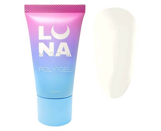 Полігель для нарощування LUNA Poly Gel № 3, 30 мл, Вид акрігелю: Густий, Номер: 3, фото 