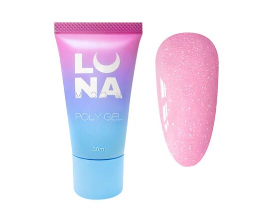 Полігель для нарощування LUNA Poly Gel № 16, 30 мл, Вид акрігелю: Густий, Номер: 16, фото 