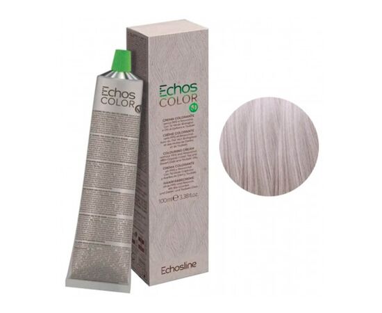 Крем-фарба для волосся Echosline Echos Color Colouring Cream,9.12 Ультрасвітлий блонд холодний ірис, 100 мл, Номер краски: 9.12, фото 