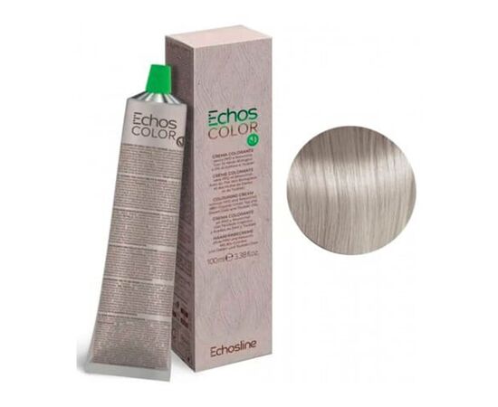 Крем-фарба для волосся Echosline Echos Color Colouring Cream, 12.11 Екстраплатиновий холодний блонд, 100 мл, Номер краски: 12.11, фото 