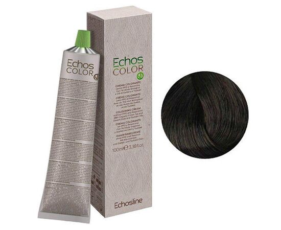Крем-фарба для волосся Echosline Echos Color Colouring Cream,44.0 Екстранатуральний каштановий, 100 мл, Номер краски: 44.0, фото 