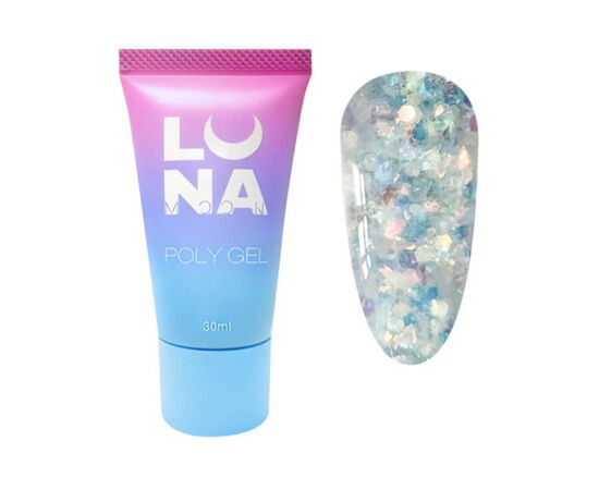 Полігель для нарощування LUNA Poly Gel № 12, 30 мл, Вид акрігелю: Густий, Номер: 12, фото 