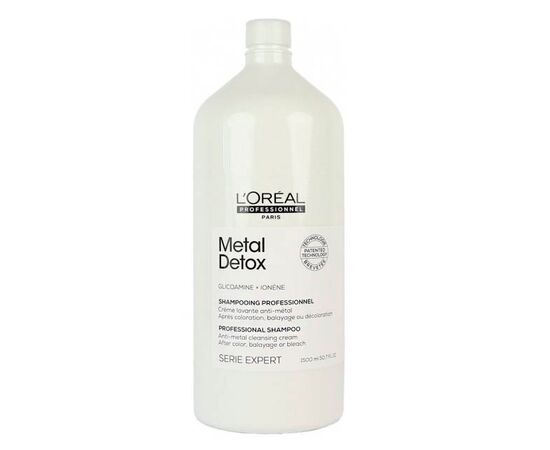 Шампунь проти ламкості та небажаної зміни кольору L'Oreal Professionnel Serie Expert Metal Detox Anti-metal Cleansing Cream Shampoo,1500мл, фото 