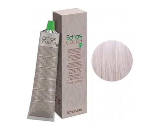 Крем-фарба для волосся Echosline Echos Color Colouring Cream,10.12 Платиновий блондин холодний ірис, 100 мл, Номер краски: 10.12, фото 