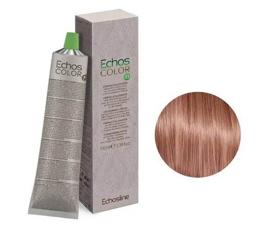 Крем-фарба для волосся Echosline Echos Color Colouring Cream, 10.402 Платиновий блонд холодний мідний, 100 мл, Номер краски: 10.402, фото 