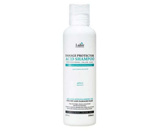 Захисний шампунь для пошкодженого волосся La`dor Damaged Protector Acid Shampoo, 150 мл, фото 