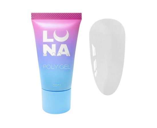 Полігель для нарощування LUNA Poly Gel №1, 30 мл, Вид акрігелю: Густий, Номер: 1, фото 