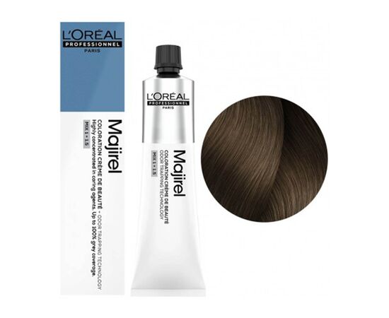 Крем-фарба для волосся Loreal Majirel 7.12  Блондин попелясто-перламутровий,  60 мл, Об'єм: 60 мл., Номер краски: 7.12, фото 