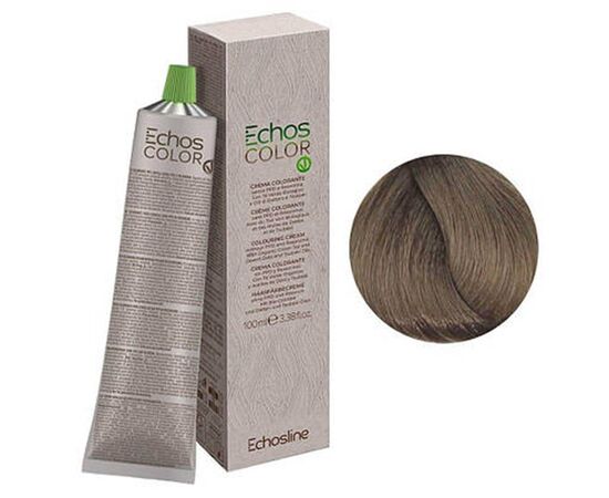 Крем-фарба для волосся Echosline Echos Color Colouring Cream,7.12 Середній блондин холодний ірис, 100 мл, Номер краски: 7.12, фото 