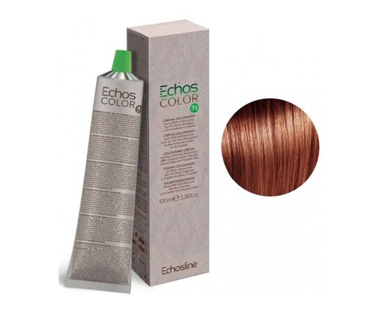 Крем-фарба для волосся Echosline Echos Color Colouring Cream,7.74 Середній блондин коричневий мідний, 100 мл, Номер краски: 7.74, фото 