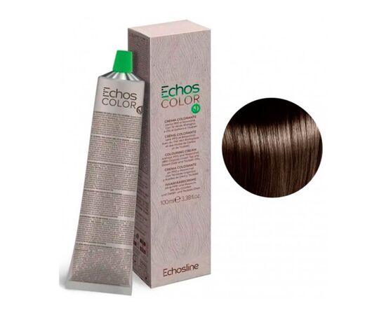 Крем-фарба для волосся Echosline Echos Color Colouring Cream, 6.0 Темний блонд, 100 мл, Номер краски: 6.0, фото 
