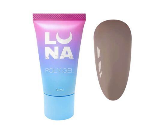 Полігель для нарощування LUNA Poly Gel № 6, 30 мл, Вид акрігелю: Густий, Номер: 6, фото 