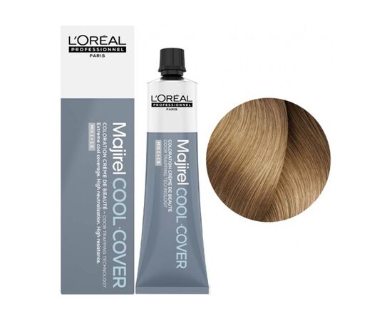 Стійка фарба для волосся L'Oreal Professionnel Majirel Cool Cover 9, Дуже світлий блондин, 60 мл., Об'єм: 60 мл., Номер краски: Cool Cover 9, фото 