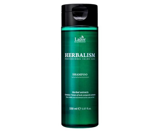 Шампунь заспокійливий із трав'яними екстрактами La'dor Herbalism Shampoo, 150 мл, фото 