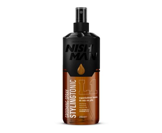 Спрей для стилізації волосся Nishman Grooming Styling Tonic L1, 200 мл, фото 