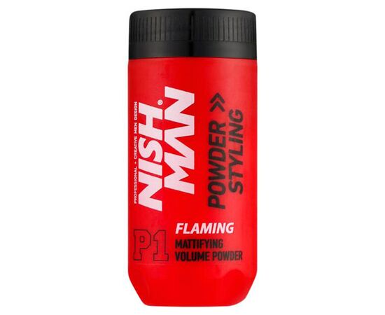 Пудра для стилізації волосся Nishman Styling Powder P1 Flaming, 20 г, фото , изображение 2