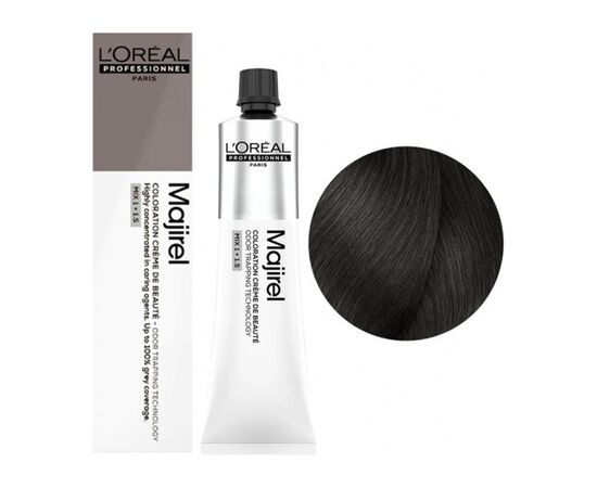 Крем-фарба для волосся L'Oreal Professionnel Majirel 5.0, Світлий шатен глибокий, 60ml, Об'єм: 60 мл., Номер краски: 5.0, фото 