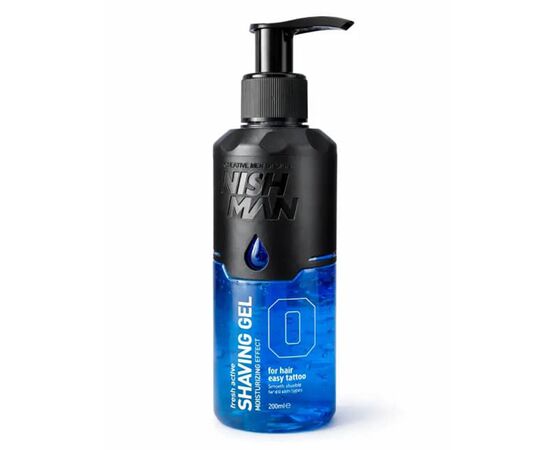 Гель для гоління  Nishman Shaving Gel №00 Zero , 200 мл, фото 
