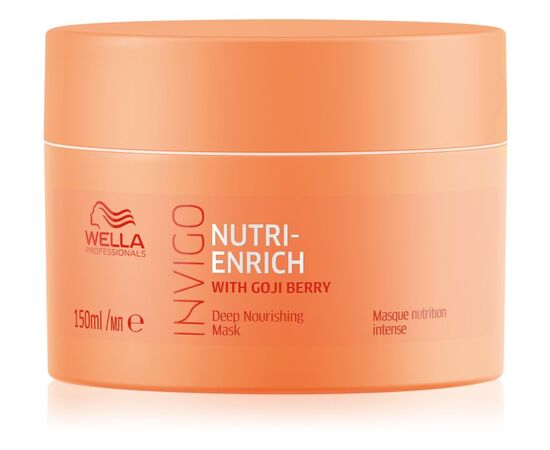 Маска питательная с ягодами годжи Wella Professionals Invigo Nutri-Enrich Deep Nourishing Mask, 150 мл, фото 