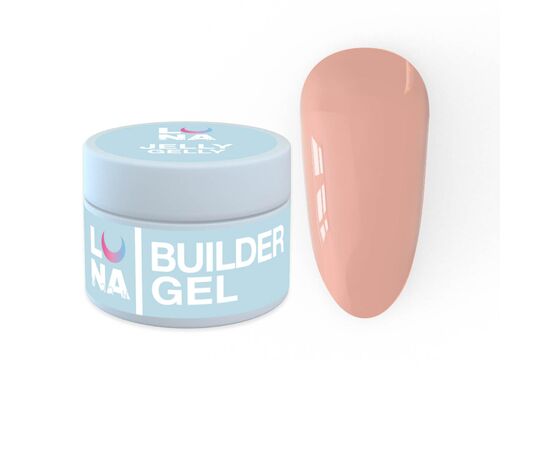 Гель-желе для нарощування Luna Jelly Gelly №6 (15ml), Об'єм: 15 мл, Колекція гелів: Jelly Gelly, Номер: 6, фото 