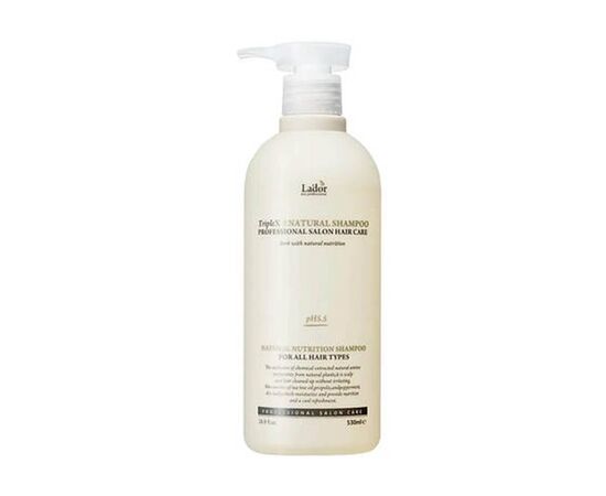 Безсульфатний органічний шампунь La'dor Triplex Natural Shampoo, 530 мл, фото 