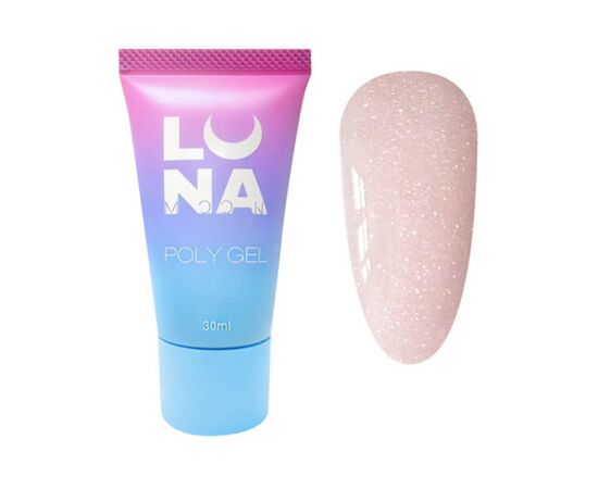 Полігель для нарощування LUNA Poly Gel № 15, 30 мл, Вид акрігелю: Густий, Номер: 15, фото 