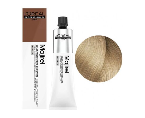 Крем-фарба для волосся L'Oreal Professionnel Majirel 10.31, Дуже-дуже світлий блондин золотисто-попелястий, 60 мл, Об'єм: 60 мл., Номер краски: 10.31, фото 