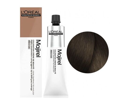 Крем-фарба для волосся L'Oreal Professionnel Majirel 6.8, Темний блондин мокко, 60 мл, Об'єм: 60 мл., Номер краски: 6.8, фото 