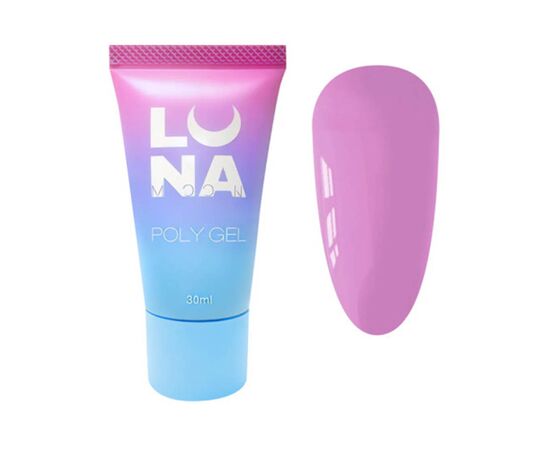 Полігель для нарощування LUNA Poly Gel № 8, 30 мл, Вид акрігелю: Густий, Номер: 8, фото 