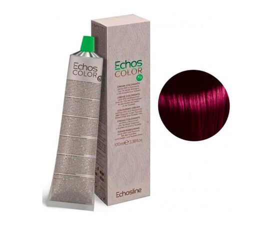 Крем-фарба для волосся Echosline Echos Color Colouring Cream,6.26 Темний блондин фіолетово-червоний, 100 мл, Номер краски: 6.26, фото 