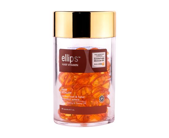 Вітаміни для волосся «Здоров'я волосся» з женьшенем і медом Ellips Hair Vitamin Hair Vitality With Ginseng & Honey Oil, 20*1мл, Об'єм: 20*1 мл, фото 