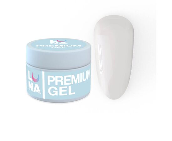 Гель для нарощування Luna Premium Gel №2 (30ml), Об'єм: 30 мл, Колекція гелів: Premium Gel, Номер: 2, фото 