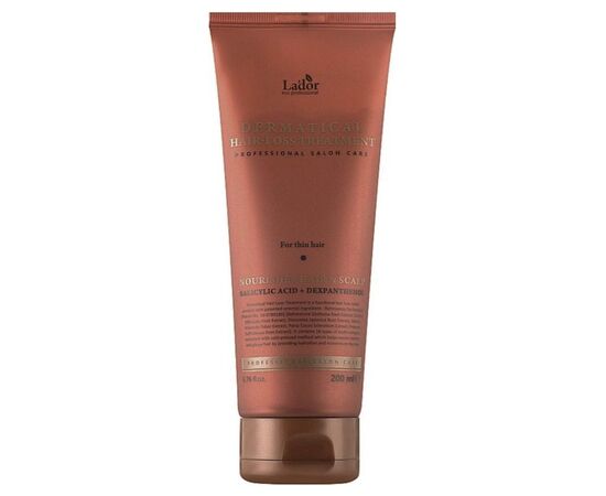 Зміцнювальний шампунь для тонкого волосся La'dor Dermatical Hair-Loss Shampoo For Thin Hair, 200 мл, фото 