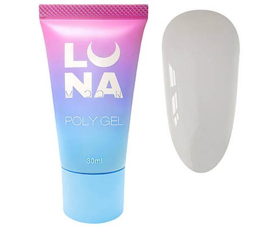 Полігель для нарощування LUNA Poly Gel № 4, 30 мл, Вид акрігелю: Густий, Номер: 4, фото 