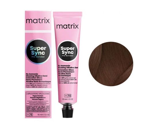Крем-фарба без аміаку Super Sync Pre-Bonded 6NN, Темний Блондин Натуральний Інтенсивний, 90 мл, Вид: Фарба, Номер краски: 6NN, фото 