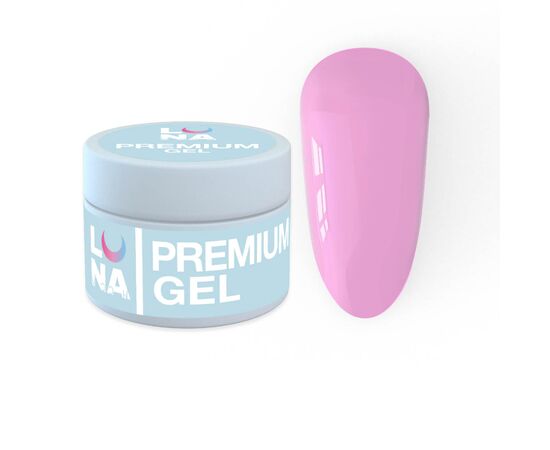 Гель для нарощування Luna Premium Gel №22 (15ml), Об'єм: 15 мл, Колекція гелів: Premium Gel, Номер: 22, фото 