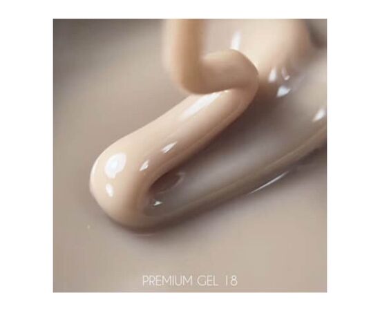 Гель для нарощування Luna Premium Gel №18 (15ml), Об'єм: 15 мл, Колекція гелів: Premium Gel, Номер: 18, фото 