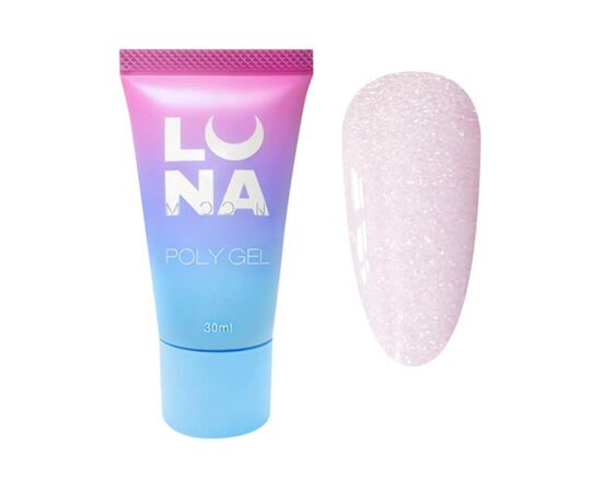 Полігель для нарощування LUNA Poly Gel № 14, 30 мл, Вид акрігелю: Густий, Номер: 14, фото 