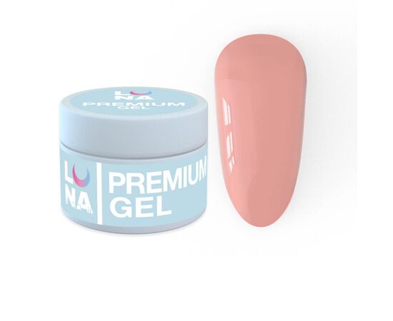 Гель для нарощування Luna Premium Gel №13  (30ml), Об'єм: 30 мл, Колекція гелів: Premium Gel, Номер: 13, фото 