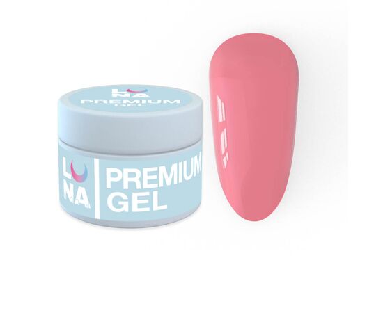 Гель для нарощування Luna Premium Gel №14  (15ml), Об'єм: 15 мл, Колекція гелів: Premium Gel, Номер: 14, фото 