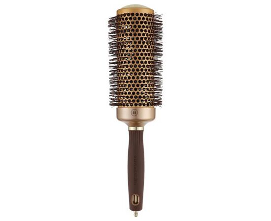 Брашинг Olivia Garden Expert Blowout Speed Wavy Bristles Gold Brown 55mm, фото 