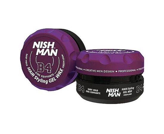 Гель-віск для стилізації волосся Nishman Hair Styling B4 Fresh Look Gel-Wax, 150 мл, фото 